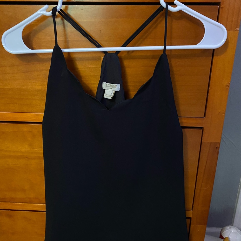 JCrew scalloped tank
